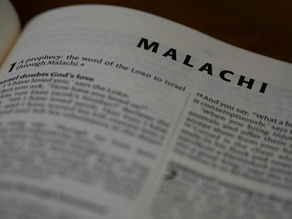 Bible Tour Book Background –&nbsp;Malachi